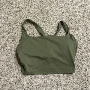 Brand New workout top forest green